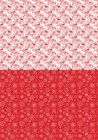 PABARNEVA031 Background papier rendier rood