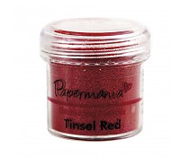 Embossingpoeder Tinsel red
