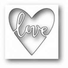 POSD1703 Scribble love heart die Poppystamps