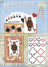 YC-CDD10011 Yvonne creations die Playing cards
