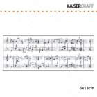 Kaiser craft clear stampsheet  music