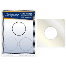 CSCLCLAFL20051A5 Clearstamp Claritystamp basic circle & friends stamp and stencil