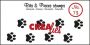 CSCRLBP73 Clear stamp crealies Bits & pieces potenafdrukhond