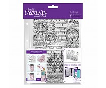 CSDODCE907106 Clearstamp docrafts background A5 musicality