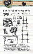 CSSTAMPLH124 Clear stamp Love & Home 124