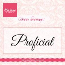 Clear stamp marianne  Proficiat
