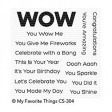 CSMFTCS304 My Favorite Things You Wow Me stamp