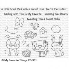 CSMFTCS381 Cute Critters sentiments Clearstamp My Favorite Things