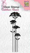 Clear stamp Nellie choice condolence flower 2
