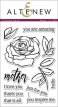 DAENDALT1032 Die & stamp Penned Rose