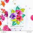 Die & stamp Build A Flower Hibiscus