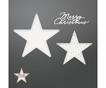 Couture Creations Merry layered stars set