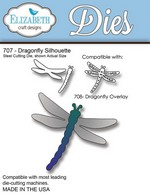ECD707 Elisabeth craft Design Dragonfly silhouette