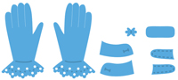Creatables Tiny's handschoenen