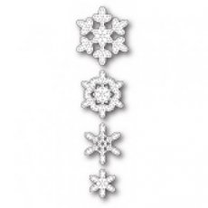 Stitched Evangeline Snowflakes die Poppystamps