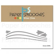 PSDDED359 Snow drifts die Paper Smooches
