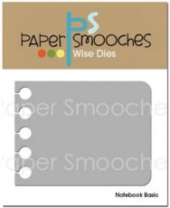 PSDFBD022 Notebook basic die Paper Smooches