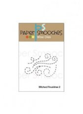 Stitched Flourishes die Paper Smooches