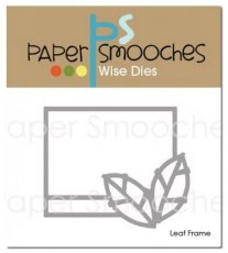 Leaf frame O die Paper Smooches
