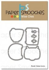 PSSDA1S011 Boob tubes dies en stamps Paper Smooches