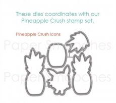 PSSDA1S282 Pineapple crush dies en stamps Paper Smooches