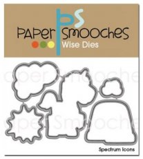 PSSDFBS202 Spectrum dies en stamps Paper Smooches