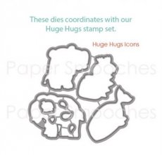 PSSDM1S279 Huge Hugs dies en stempels Paper Smooches