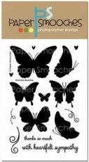 Graceful Beauties Butterfly Clearstempel Paper Smooches