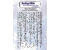 Rubber stamp Indigoblu Rain droplets