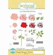 Taylored Expressions stamp simply stamped roses