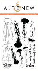 SAENSALT1508 Stempel Painted Jellyfish