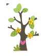 Bigz tree with flower, heart & leaves