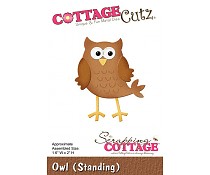 SCC085 Scrapping cottage cottage cutz Owl ( standing)