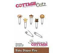 SCC281 cottage cottage cutz baby diaper pins