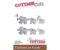 SCC302 Cottage cottage cutz Elephants On Parade