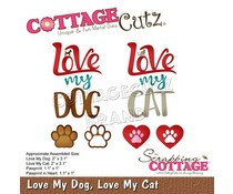 Cottage cottage cutz Love my cat , love my dog
