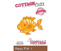 SCCE272 Scrapping cottage cottage cutz Happy Fish 1