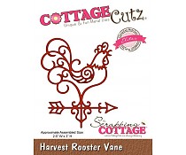Scrapping cottage cottage cutz Harvest Rooster vane