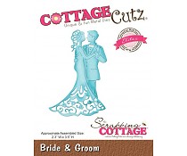 Cottage cottage cutz bride & groom
