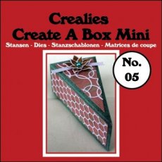 Create a box 5 piece of cake mini