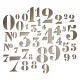 Thinlits stencil numbers
