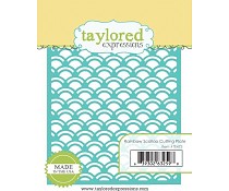 TAYTE473 Taylored Expressions Die Rainbow Scallop cutting plate