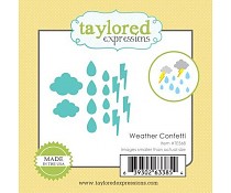 TAYTE568 Taylored Expressions Die weather confetti