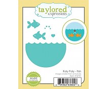 TAYTE741 Taylored Expressions Die Roly Poly Fish
