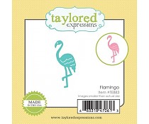 TAYTE883 taylored expressions die flamingo