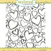 RSTAYTESBB13 Taylored Expressions stamp brushed heart background
