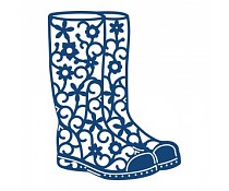 Tattered lace festival Wellies