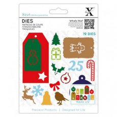 Xcut die Christmas tags